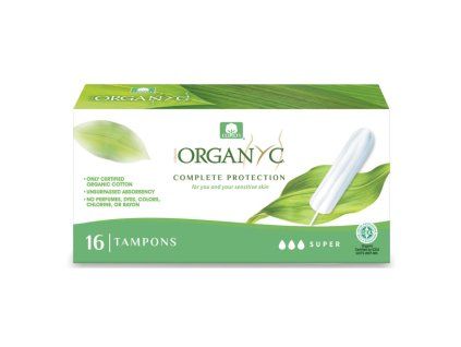 Organyc Menstruační tampony z biobavlny SUPER 16 ks