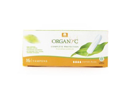 Organyc menstruační tampony z biobavlny SUPER PLUS 16 ks