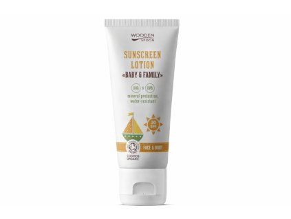 Wooden Spoon Baby & Family SPF 30 opalovací krém pro děti a rodinu