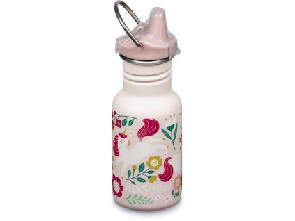 Dětská nerezová lahev Klean Kanteen Kid Classic Narrow w/Kid Sippy  355ml Cap