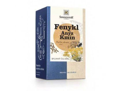 sonnentor fenykl anyz kmin porcovany dvoukomorovy 306 g bio