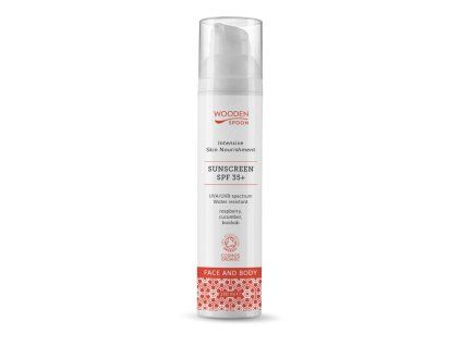 Wooden Spoon Opalovací krém na obličej a tělo SPF 35+ 100ml