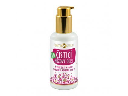 PURITY VISION Bio Růžový čistící olej s arganem, jojobou a vit. E 100 ml
