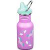 Dětská nerezová lahev Klean Kanteen Kid Classic Narrow w/Kid Sippy  355ml Cap