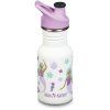 Dětská nerezová lahev Klean Kanteen Kid Classic Narrow w/Kid Sport Cap - 355 ml